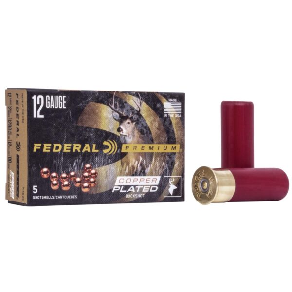 Federal Premium Vital-Shok Shotshells 12 ga 2-3/4" 12 plts #00 1290 fps 5/ct - Precision Shot Firearms