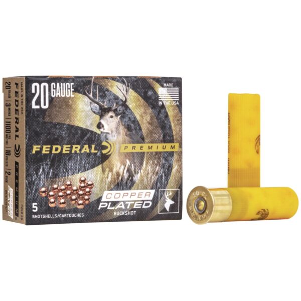 Federal Premium Vital-Shok 20 ga 3" MAX 18 plts #2B 1100 fps - 5/box - Precision Shot Firearms