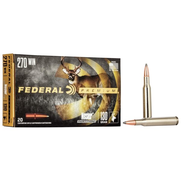 Federal Premium Vital-Shok Rifle Ammunition .270 Win 130 gr PT 3060 fps - 20/ct - Precision Shot Firearms