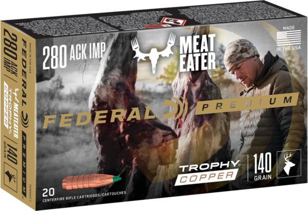 Federal Terminal Ascent Rifle Ammunition .280 Ackley Imp. 140gr 2930 fps 20/ct - Precision Shot Firearms