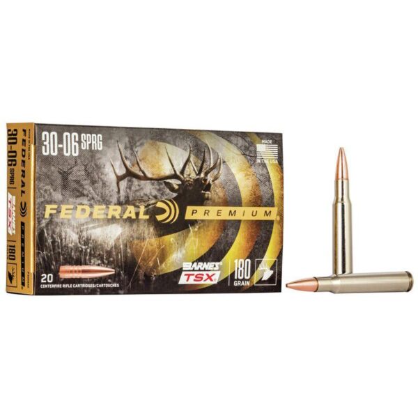 Federal Barnes TSX Rifle Ammunition 30-06 Sprg 180gr HP 2700 fps 20/ct - Precision Shot Firearms