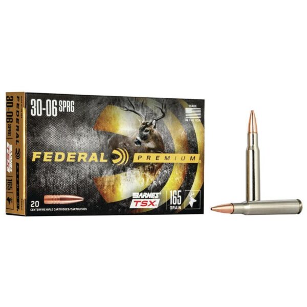 Federal Barnes TSX Rifle Ammunition 30-06 Sprg 165gr HP 2800 fps 20/ct - Precision Shot Firearms