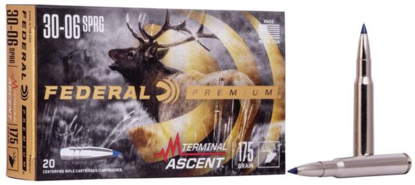 Federal Terminal Ascent Rifle Ammuntion .30-06 Sprg 175 gr 2730 fps 20/ct - Precision Shot Firearms