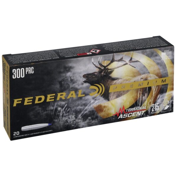 Federal Terminal Ascent Rifle Ammuntion .300 PRC 215 gr 2850 fps 20/ct - Precision Shot Firearms