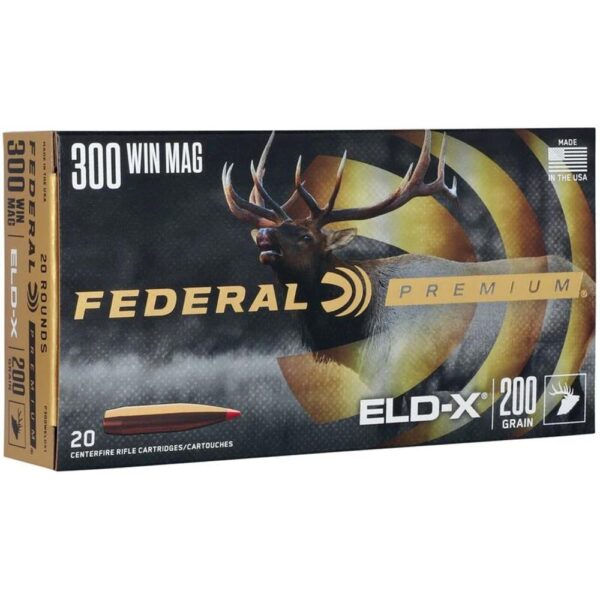 Federal Premium ELD-X Rifle Ammunition .300 Win Mag 200gr PT 20/ct - Precision Shot Firearms