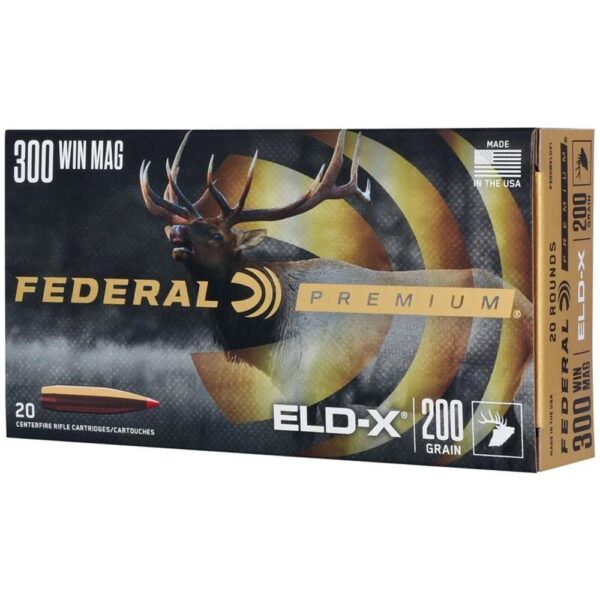 Federal Premium ELD-X Rifle Ammunition .300 Win Mag 200gr PT 20/ct - Precision Shot Firearms