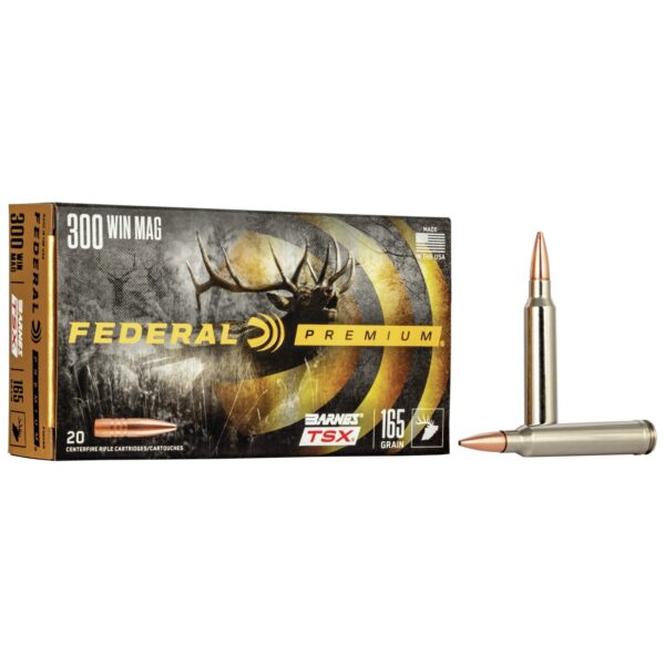 Federal Barnes TSX Rifle Ammunition .300 Win Mag 165gr 3050 fps 20/ct - Precision Shot Firearms