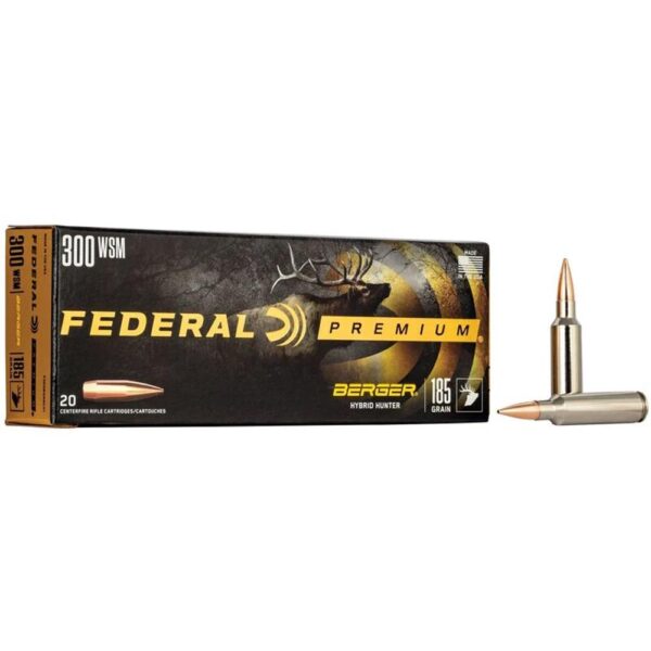 Federal Classic Hunter Berger Hybrid Rifle Ammunition .300 WSM 185 gr BTHP 2950 fps 20/ct - Precision Shot Firearms