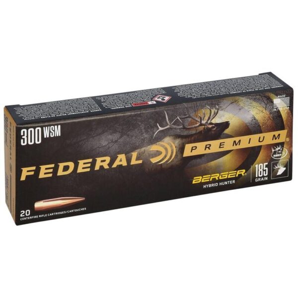Federal Classic Hunter Berger Hybrid Rifle Ammunition .300 WSM 185 gr BTHP 2950 fps 20/ct - Precision Shot Firearms
