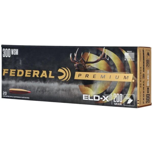Federal Premium ELD-X Rifle Ammunition .300 WSM 200gr PT 2820 fps 20/ct - Precision Shot Firearms