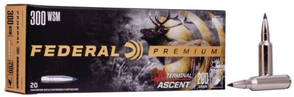 Federal Terminal Ascent Rifle Ammuntion .300 WSM 200 gr 2810 fps 20/ct - Precision Shot Firearms