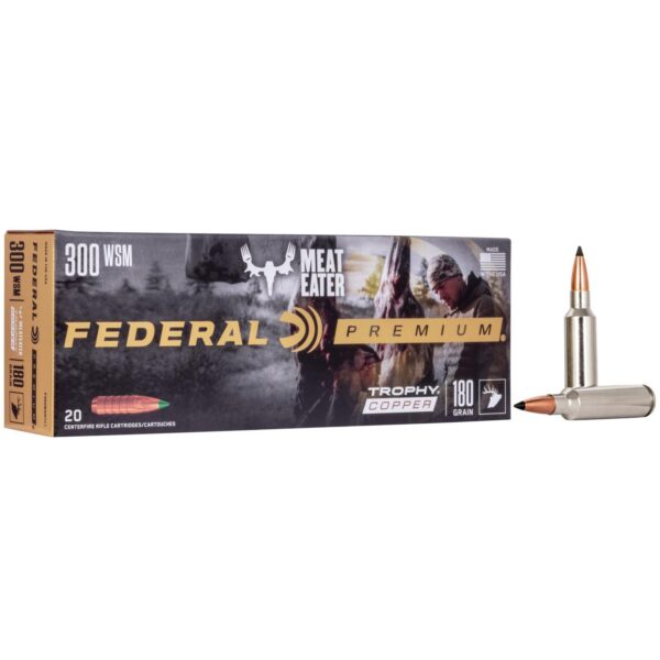 Federal Premium Trophy Copper Rifle Ammunition .300 WSM 180 gr TC 2960 fps 20/ct - Precision Shot Firearms