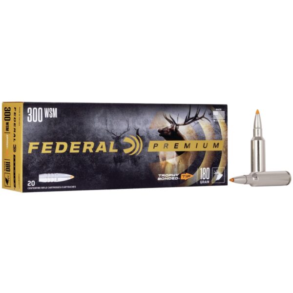 Federal Premium Vital-Shok Rifle Ammunition .300 WSM 180 gr TBT 2960 fps - 20/ct - Precision Shot Firearms
