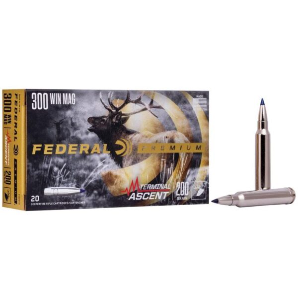 Federal Terminal Ascent Rifle Ammunition .300 Win Mag 200 gr 2810 fps 20/ct - Precision Shot Firearms