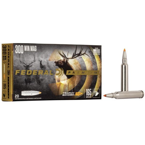 Federal Premium Vital-Shok Rifle Ammunition .300 Win Mag 165 gr TBT 3050 fps - 20/ct - Precision Shot Firearms