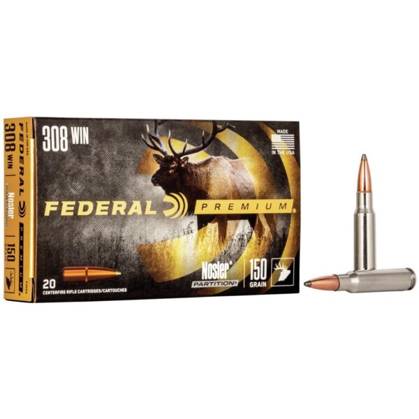 Federal Premium Vital-Shok Rifle Ammunition .308 Win 150 gr PTR 2840 fps - 20/ct - Precision Shot Firearms