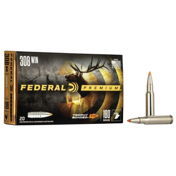 Federal Premium Vital-Shok Rifle Ammunition .308 Win 180 gr TBT 2620 fps - 20/ct - Precision Shot Firearms