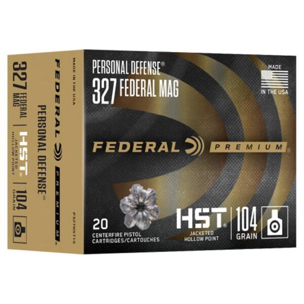 Federal Personal Defense HST Handgun Ammunition .327 Federal 104 gr JHP 20/ct - Precision Shot Firearms