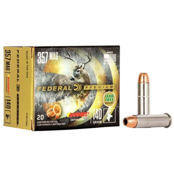 Federal Premium Vital-Shok Handgun Ammunition .357 Mag 140 gr BXP 1400 fps 20/box - Precision Shot Firearms