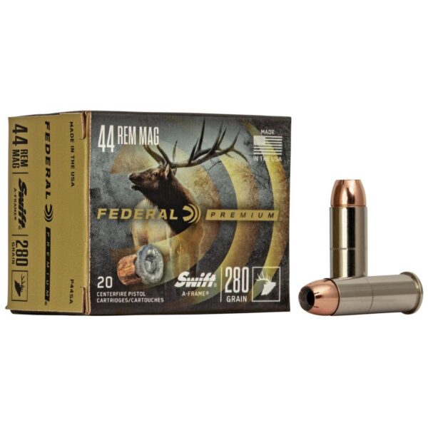 Federal Premium Vital-Shok Handgun Ammunition .44 Mag 280 gr SAF 1170 fps 20/box - Precision Shot Firearms
