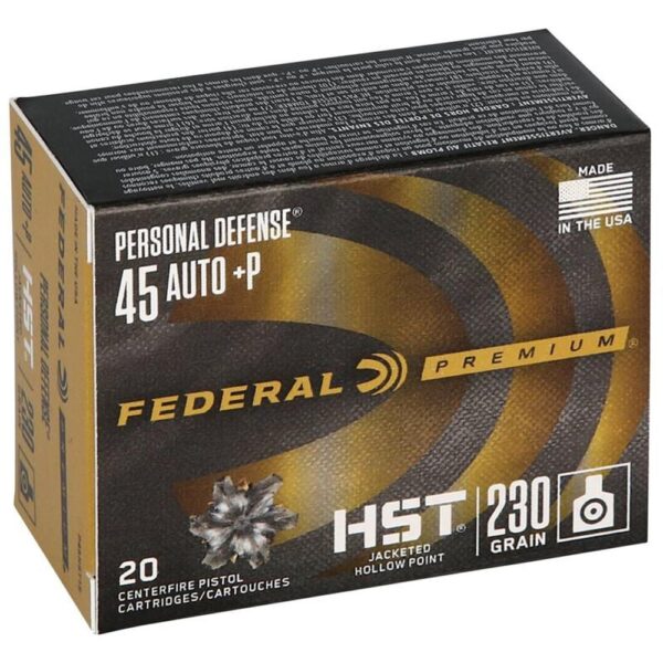45AUTO 230GR HST JHP PRSONL DFNC - Precision Shot Firearms