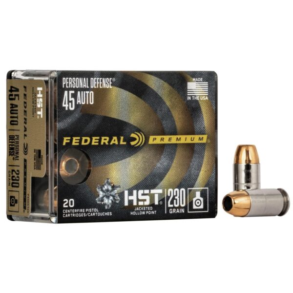 Federal Premuim Personal Defense Centerfire Handgun Ammunition .45 ACP 230 gr JHP 890 fps 20/box - Precision Shot Firearms
