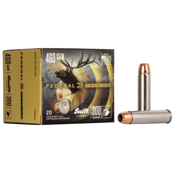 Federal Premium Vital-Shok Handgun Ammunition .460 S&W 300 gr SAF 1750 fps 20/box - Precision Shot Firearms