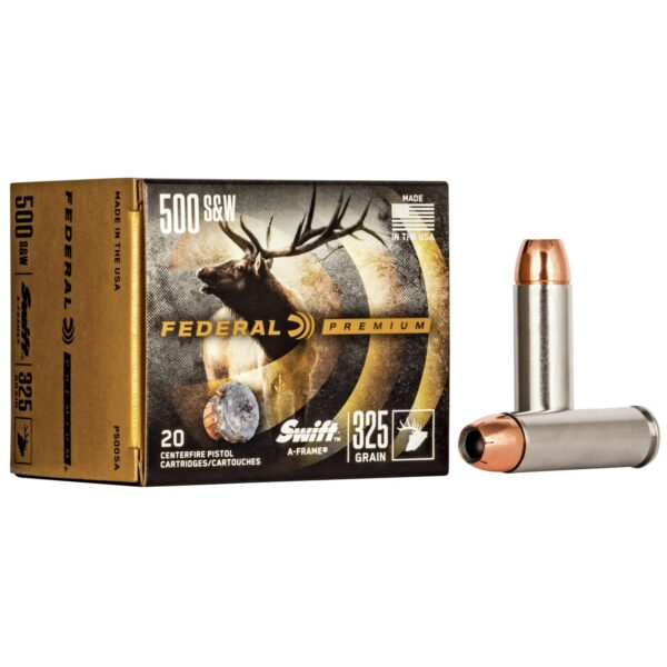 Federal Premium Vital-Shok Handgun Ammunition .500 S&W 325 gr SAF 1800 fps 20/box - Precision Shot Firearms