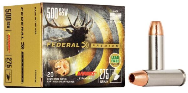 Federal Premium Vital-Shok Handgun Ammunition .500 S&W 275 gr BXP 1660 fps 20/box - Precision Shot Firearms