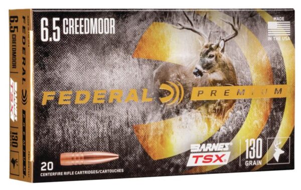 Federal Classic Hunter Barnes TSX Rifle Ammunition 6.5 Creedmoor 130 gr TSX 2825 fps 20/ct - Precision Shot Firearms