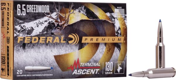 Federal Terminal Ascent Rifle Ammuntion 6.5 Creedmoor 130 gr 2800 fps 20/ct - Precision Shot Firearms
