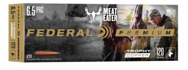 Federal Trophy Copper Rifle Ammunition 6.5 PRC 120 gr TC 3100 fps 20/ct - Precision Shot Firearms