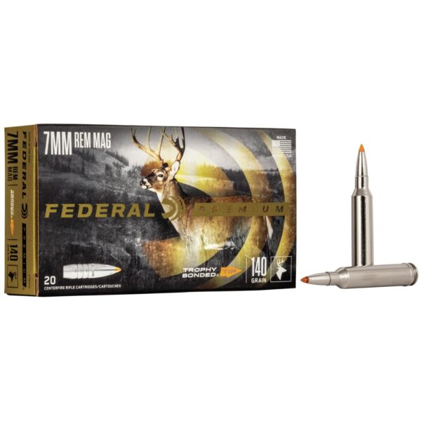 Federal Premium Vital-Shok Rifle Ammunition 7mm Rem Mag 140 gr TBT 3150 fps - 20/ct - Precision Shot Firearms