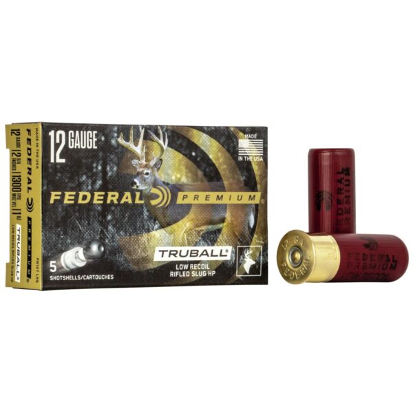 Federal Premium Vital-Shok Truball Rifled Slug 12 ga 2 3/4" 1 oz Slug 1300 fps - 5/box - Precision Shot Firearms