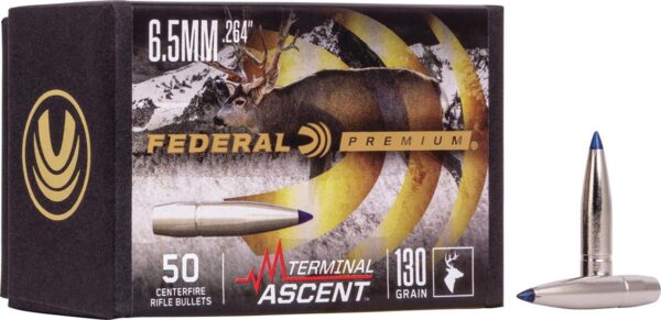 FEDERAL .264 CALIBER 135GR TERMINAL ASCENT COMP BULLET 50RD - Precision Shot Firearms