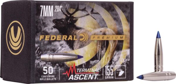FEDERAL .284 CALIBER 155GR TERMINAL ASCENT COMP BULLET 50RD - Precision Shot Firearms