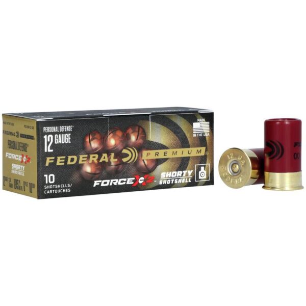 Federal Personal Defense Force X2 Shotshells 12ga 1-3/4" 6 Plts 00 1245 fps 10/ct - Precision Shot Firearms