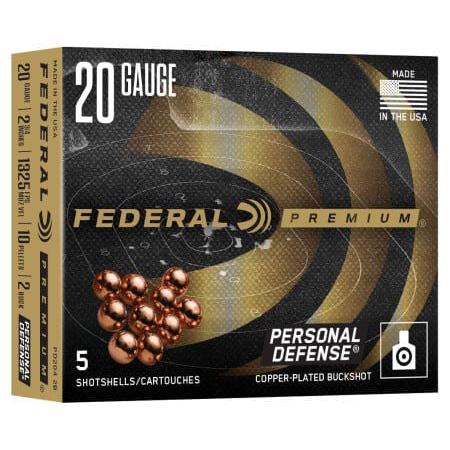 Federal Personal Defense Shotshells w/Flitecontrol 20ga 2-3/4" 10 Plts 1325 fps #2B 5/ct - Precision Shot Firearms