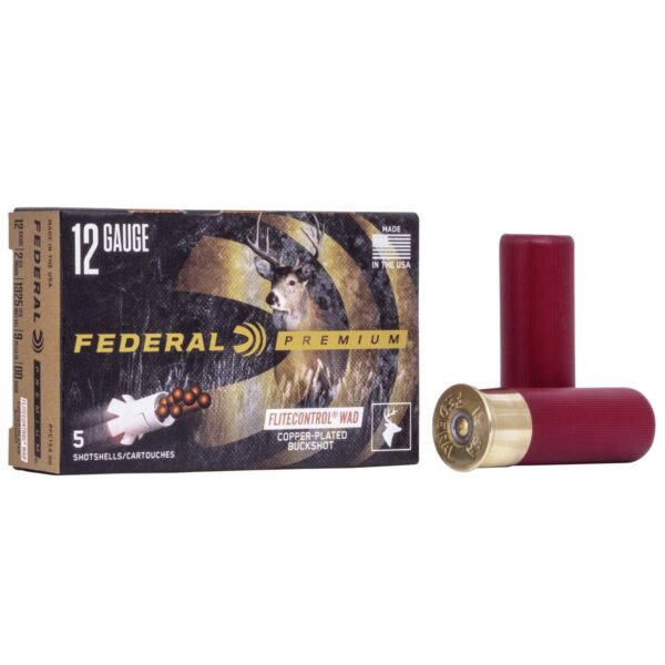 Federal Premium Vital-Shok Shotshells 12 ga 2-3/4" 9 plts 1325 fps #00 5/ct - Precision Shot Firearms
