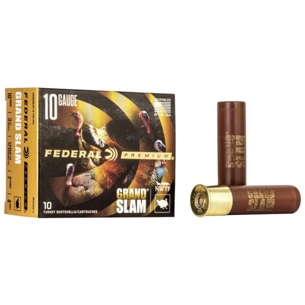 Federal Grand Slam Shotshells 10 ga 3-1/2" 2 oz 1200 fps 4 10/rd - Precision Shot Firearms