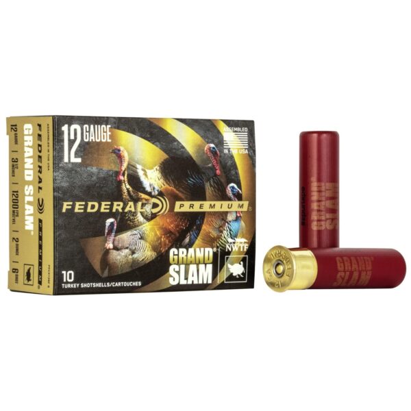 Federal Grand Slam Shotshell 12ga 3-1/2" 2oz 1200 fps #6 10/ct - Precision Shot Firearms
