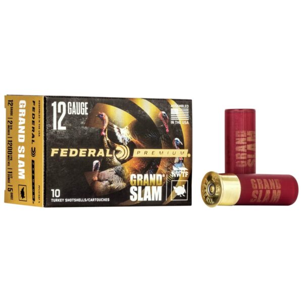 Federal Grand Slam Shotshells 12 ga 2-3/4" 1-1/2 oz 1200 fps 5 10/rd - Precision Shot Firearms
