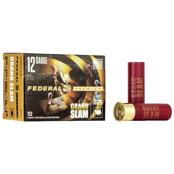 Federal Grand Slam Shotshells 12 ga 3" 1-3/4 oz 1200 fps 4 10/rd - Precision Shot Firearms