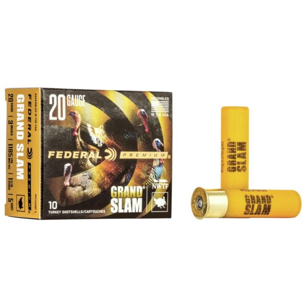 Federal Grand Slam Shotshells 20 ga 3" 1-15/16 oz 1185 fps 5 10/rd - Precision Shot Firearms