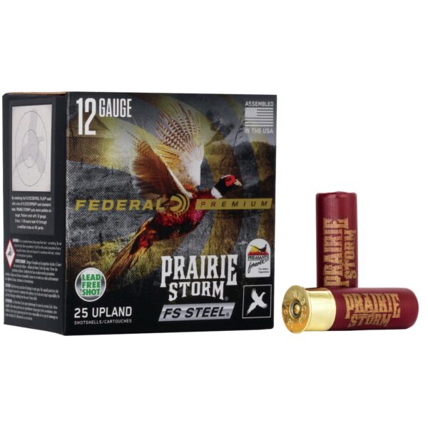 Federal Prairie Storm FS Steel Shotshells 12 ga 3" 1-1/8oz 1350 fps #4 25/ct - Precision Shot Firearms