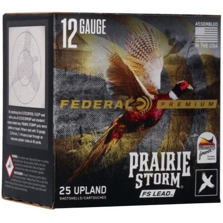 Federal Prairie Storm FS Lead Shotshells 12ga 2-3/4" 1-1/4oz 1330 fps #5 25/ct - Precision Shot Firearms