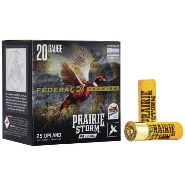 Federal Prairie Storm FS Lead Shotshells 20 ga 2-3/4" 1oz #5 1350fps 25/ct - Precision Shot Firearms