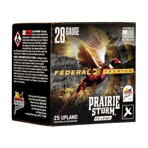 Federal Prairie Storm FS Lead Shotshells 28ga 3" 1oz 1300 fps #6 25/ct - Precision Shot Firearms