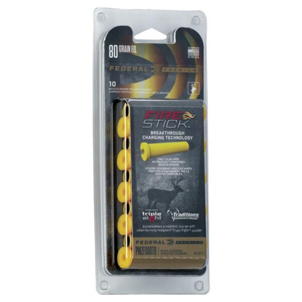 Federal Firestick 80 Firesticks for Muzzleloaders -10/ct - Precision Shot Firearms