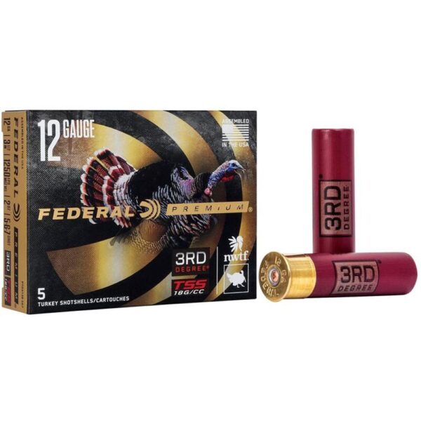 Federal 3rd Degree Shotshell 12ga 3-1/2 2oz 1250 fps #5 #6 & #7 5/ct - Precision Shot Firearms